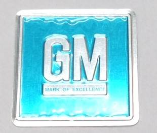 DOOR JAMB DECAL - AQUA - Lutty's Chevy Warehouse - Lutty's Chevy Warehouse