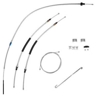 PARK BRAKE CABLE SET - WITH HARDWARE