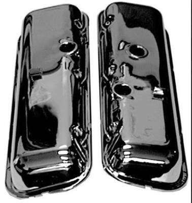 VALVE COVERS - CHROME NON-DISHED