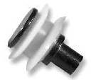 WINDOW REGULATOR ROLLER AND RIVET - 3/16 INCH