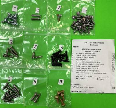 EXTERIOR TRIM SCREW KIT