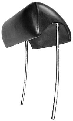 BUCKET SEAT HEADREST ASSEMBLIES - BLACK