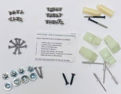 GRILLE HARDWARE INSTALLATION KIT