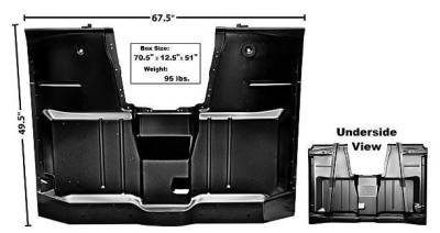 CAB FLOOR PAN COMPLETE - 2WD