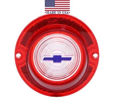 Trim Parts - BACK UP LIGHT LENS WITH BLUE BOWTIE