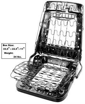 SEAT FRAME ASSEMBLY WITH SPRINGS