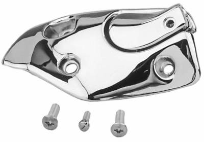 SUNVISOR BRACKET - CHROME (LEFT)