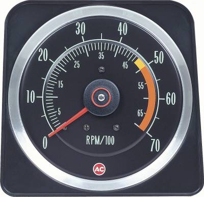 TACHOMETER  RED LINE 5000 TO 7000