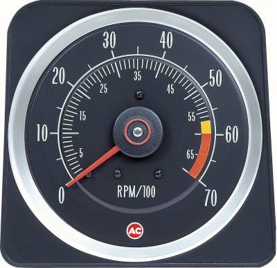 TACHOMETER  RED LINE 6000 TO 7000