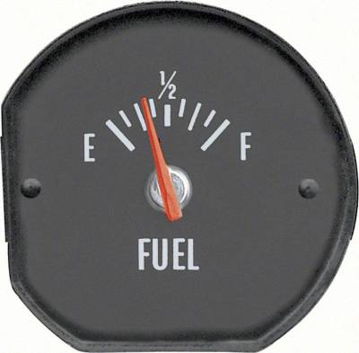 FUEL GAUGE WITH GREEN LETTERING