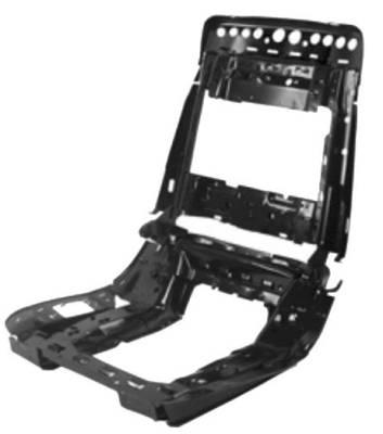 SEAT FRAME ASSEMBLY WITH SPRINGS