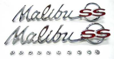 QUARTER PANEL EMBLEM - MALIBU SS