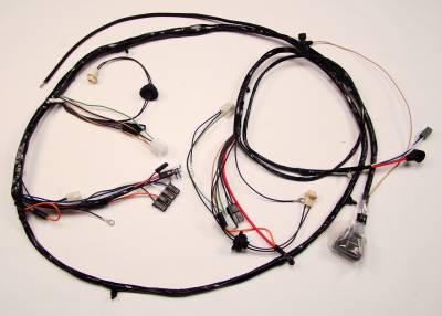 FRONT LIGHT HARNESS - WITH FACTORY GAUGES