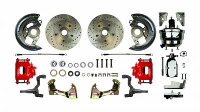 POWER FRONT DISC CONVERSION WITH BEST OF SHOW TRIM PACKAGE (RED)