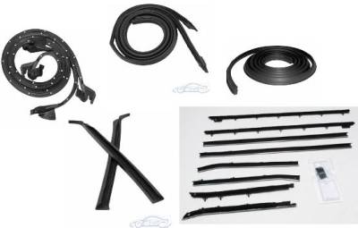 WEATHERSTRIP KIT - 5 PIECE - WITH OEM WINDOWELTS