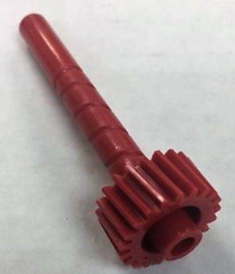 SPEEDOMETER GEAR - RED WITH 21 TEETH