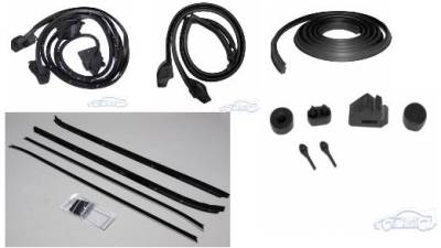 WEATHERSTRIP KIT - 5 PIECE - WITH OEM WINDOWFELTS