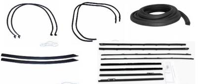 WEATHER STRIP KIT - 5 PIECE - WITH OEM WINDOWFELTS