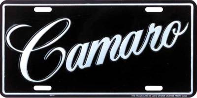 LICENSE PLATE - CAMARO SCRIPT