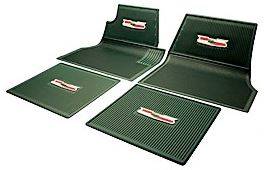 FLOOR MATS - GREEN (RUBBER)