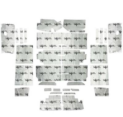 FLATLINE BARRIER COMPLETE HARDTOP INTERIOR INSULATION AND SOUND DAMPENING KIT - FLATLINE BARRIER TAB