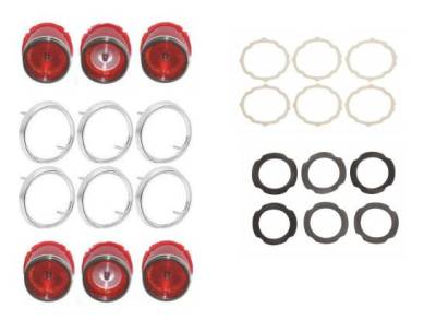 65 IMPALA TAIL LIGHT ASSEMBLY SET