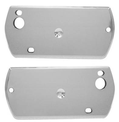 ARM REST BACKING PLATES - CHROME