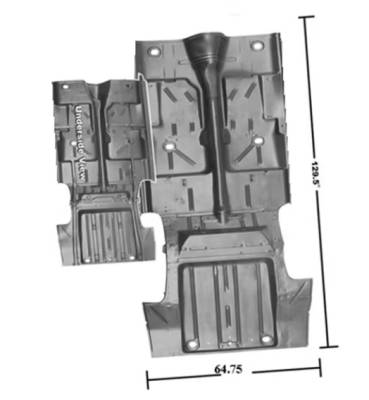 FLOOR & TRUNK PAN - COMPLETE