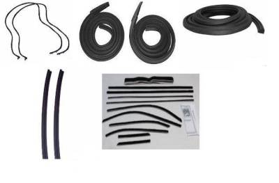 WEATHERSTRIP KIT - 5 PIECE - WITH REPLACEMENT WINDOWFELTS