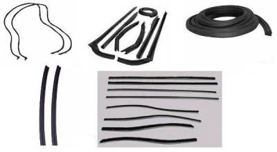 WEATHERSTRIP KIT - 5 PIECE - WITH OEM WINDOWFELTS