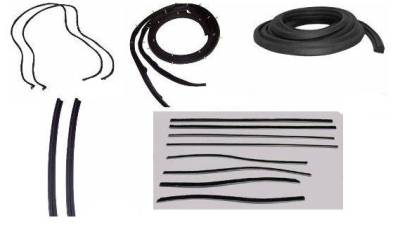 WEATHERSTRIP KIT - 5 PIECE - WITH REPLACEMENT WINDOWFELTS