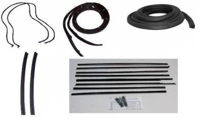 WEATHERSTRIP KIT - 5 PIECE - WITH OEM WINDOWFELTS