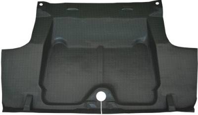 TRUNK MAT - AQUA HOUNDSTOOTH