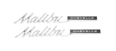 QUARTER PANEL EMBLEM - MALIBU CHEVELLE