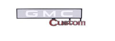 GLOVE BOX DOOR EMBLEM - GMC CUSTOM