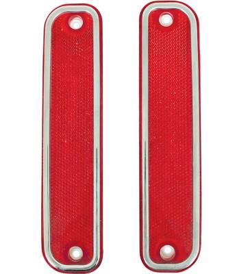 MARKER LIGHTS WITH TRIM - REAR (RED)