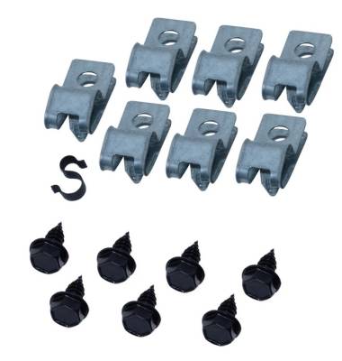 FUEL LINE CLIP SET - 3/8 INCH WITH 1/4 INCH RETURN LINE