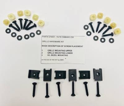 GRILLE HARDWARE INSTALLATION KIT (Z-28)