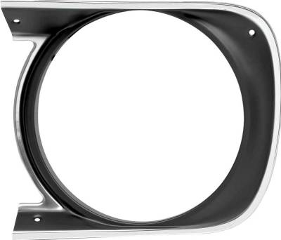 HEADLIGHT BEZEL - BLACK (LEFT)