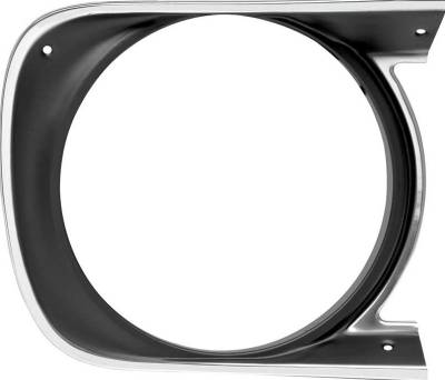 HEADLIGHT BEZEL - BLACK (RIGHT)