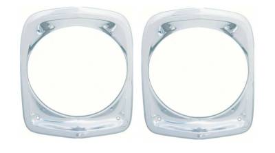 HEADLIGHT BEZELS - ALUMINUN