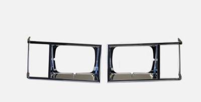 HEADLIGHT BEZELS - CHROME