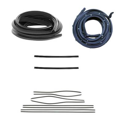 WEATHERSTRIP KIT - 4 PIECE - WITH REPLACEMENT WINDOWFELTS