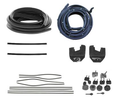 WEATHERSTRIP KIT - 6 PIECE - WITH REPLACEMENT WINDOWFELTS