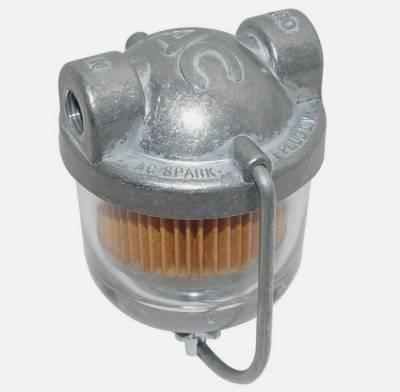 GLASS BOWL FUEL FILTER ASSEMBLY