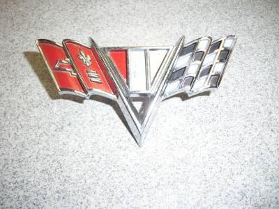 Front Fender Flags - NOS