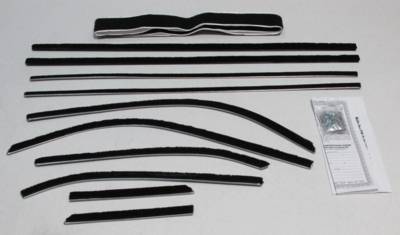 WEATHERSTRIP KIT - 7 PIECE - WITH OEM WINDOWFELTS - Image 8