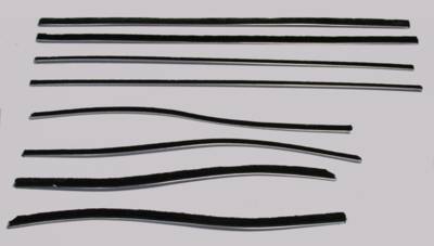 WEATHERSTRIP KIT - 4 PIECE - WITH OEM WINDOWFELTS - Image 3