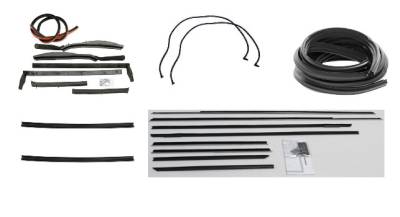 WEATHERSTRIP KIT - 5 PIECE (WITH OEM FUZZIES) - Image 1