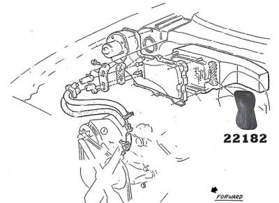 HEATER CORE FIREWALL SEAL WITHOUT AIR CONDITIONING - Image 3